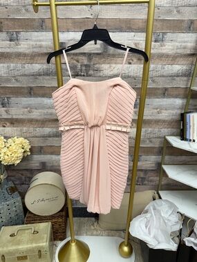 BCBGeneration Pink Strapless Cocktail 4